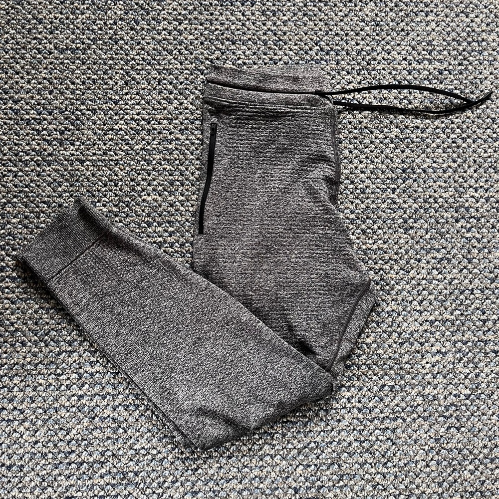 Lululemon At Ease Heathered Grey Joggers
